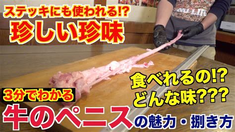 【珍味】牛の牛鞭が手に入ったので超美味しく料理します！